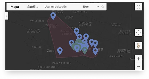Mapa roma norte